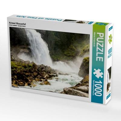 CALVENDO Puzzle Krimml Wasserfall 1000 Teile Puzzle quer | 1000 Teile Lege-Größe 64 × 48 cm Foto-Puzzle für glückliche Stunden