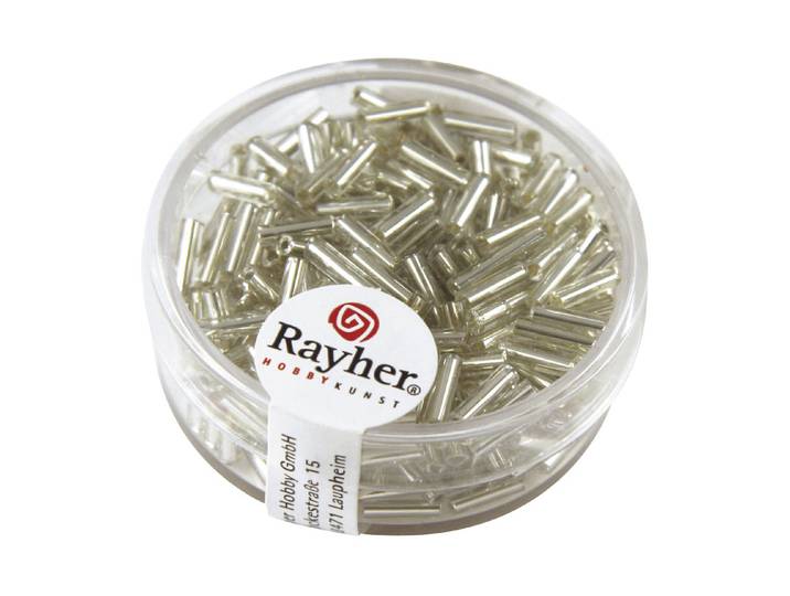 Rayher Glasstifte mit Silbereinzug 7/2 mm 15 g