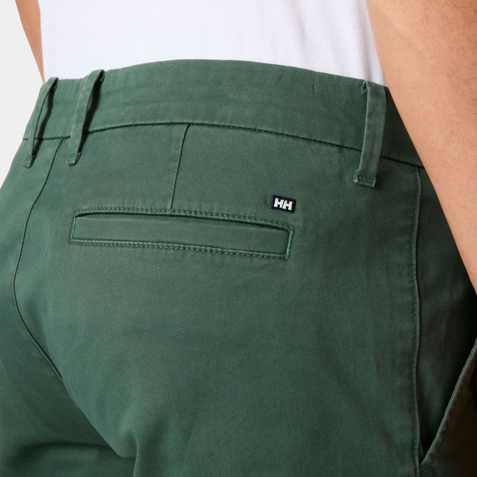 Helly Hansen Men's Bryggen Chino Trousers - Yellow/Green - 34/34