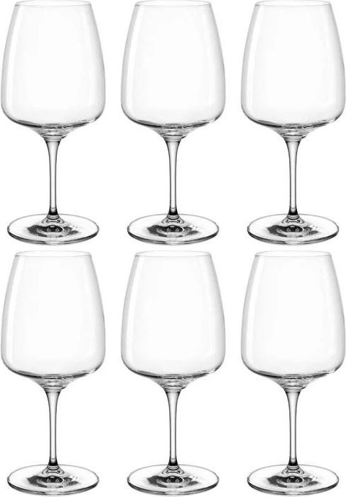 Leonardo Cesti Roodwijn Glas Set van 6, Helder, 500 ml
