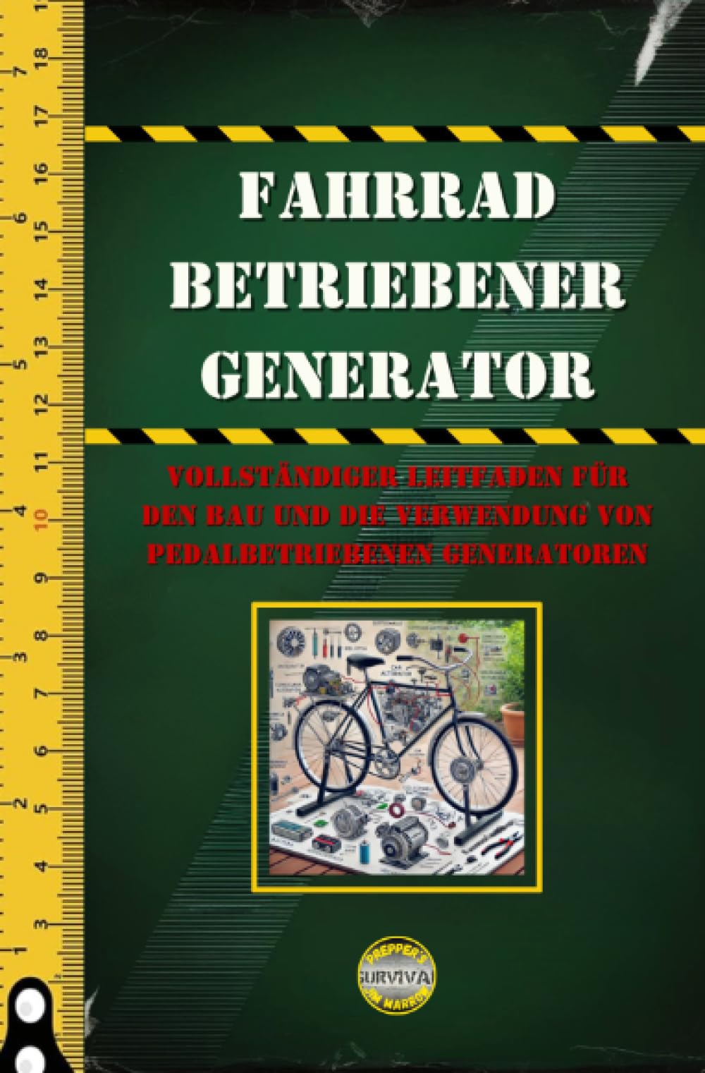 Marrow, Jim H. - Fahrrad Betriebener Generator: Vollständiger Leitfaden für den Bau und die Verwendung von pedalbetriebenen Generatoren. Prepper's Survival - Preis vom 09.10.2026 07:28:09 h