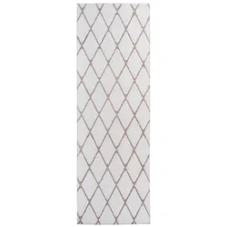 Kayoom Regina 200 Weiß / Rosé 80cm x 250cm