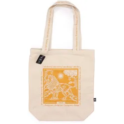 Hop Hare Tote Bag - I am Strong - 10oz Cotton canvas
