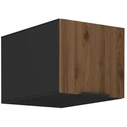 Aufsatzschrank Hochschrank 40 cm Küche MONZA Okapi Nußbaum Küchenzeile