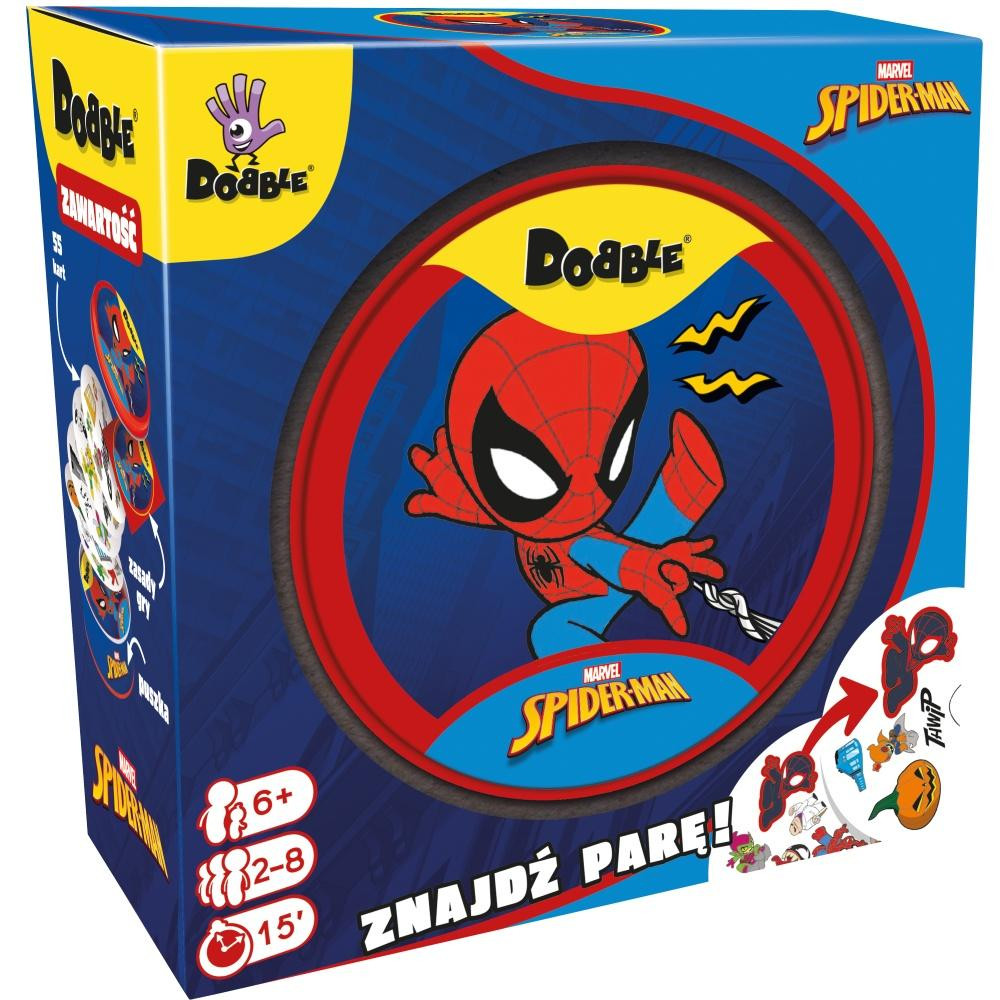 Dobble Spider-Man spel van Rebel