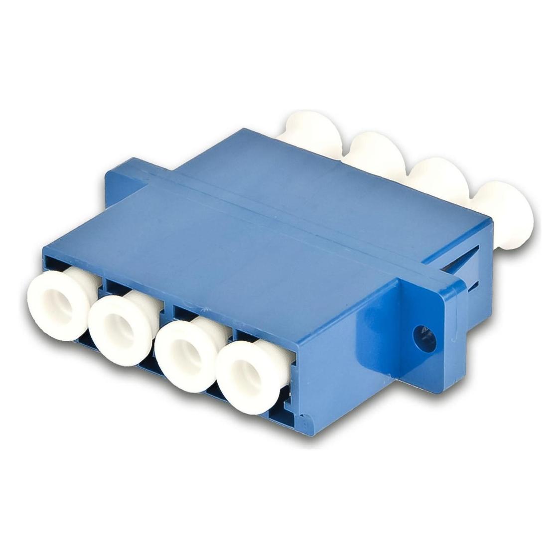 Lightwin LWL Kupplung LC-LC (4-fach) (Netzwerk Kupplung) (LKUP 4LC-4LC SM)