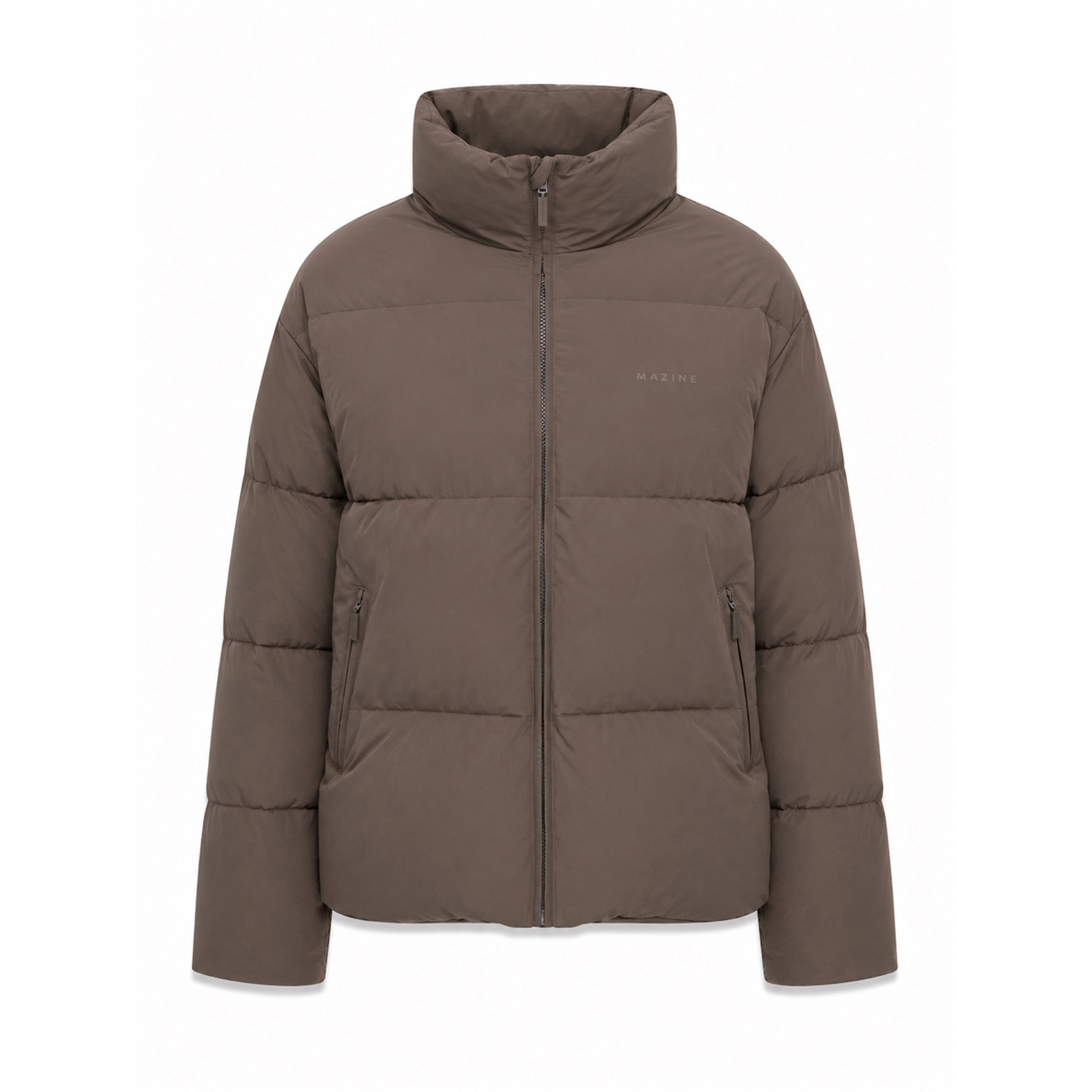 Mazine Loose Fit Puffer Damen Isolationsjacke braun Größe S Lifestyle Wasserabweisend