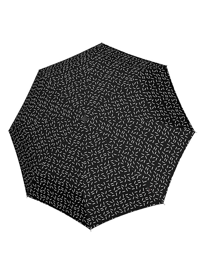 Taschenschirm "Knirps A.050" in Schwarz/ Weiß - onesize