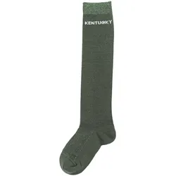 Kentucky Horsewear, Unisex, Sportsocken, Glitter (35 - 40), Grün