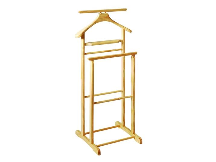Valet de nuit en bois massif nature - VA15021