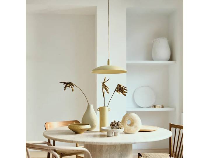 Lampe suspendue beige ø 40 * 13 cm