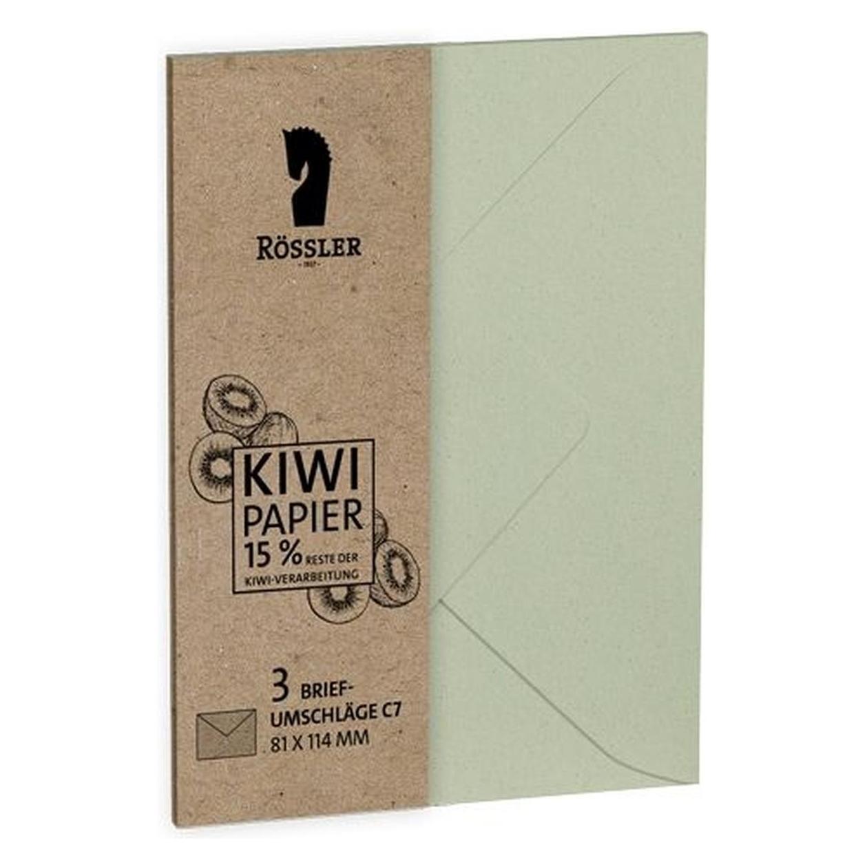Rössler Briefhülle Terra 3ST kiwi (C7, 3x) (1144007637)