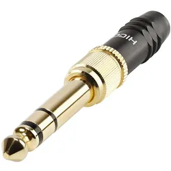 HICON Adapter Klinke m 6,3mm stereo/Miniklinke m 3,5mm stereo gerade