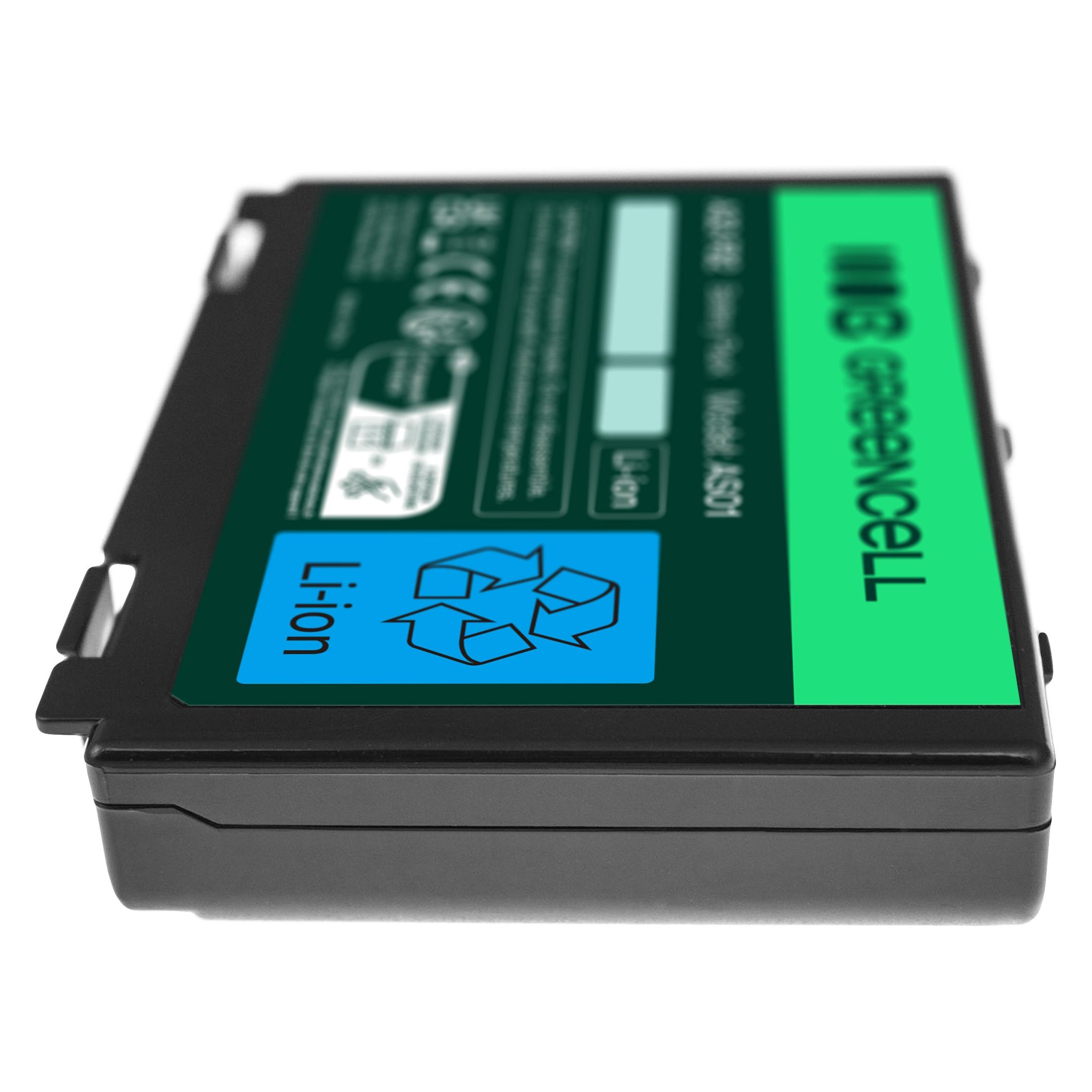 GreenCell AS01 - Akku - ASUS - K40 K50 K50AB K50C K51 K51AC K60 K70 X70 X5DC (6 Zellen, 4400 mAh) (AS01)