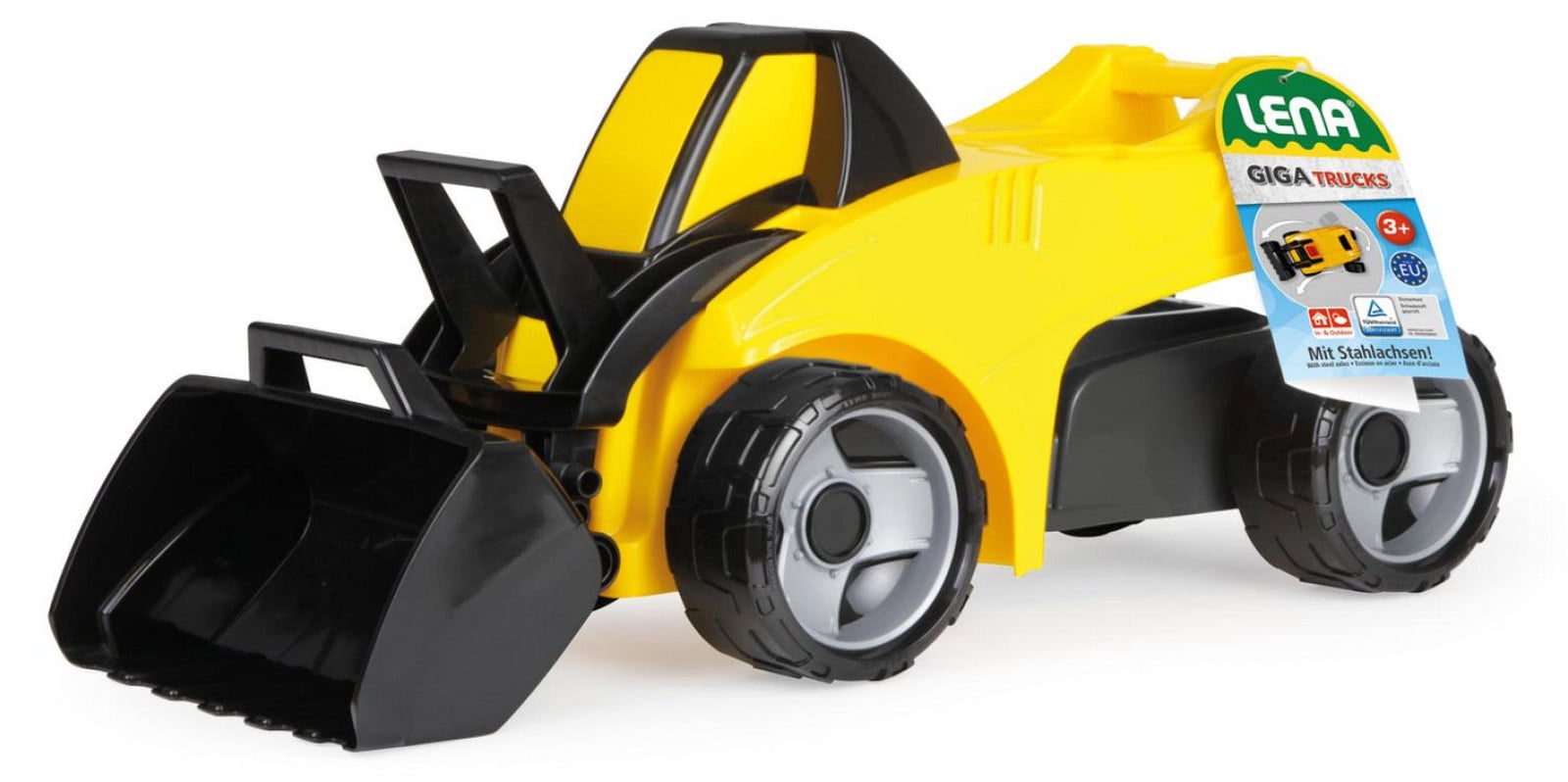 Lena GIGA TRUCKS 02145 Graafmachine Zwart Geel