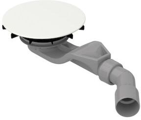 Bette BetteAir Ab-/Überlaufgarnitur B524-004 für Duschfliese, edelweiß