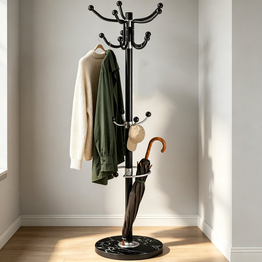 Fcbnposi Freestanding 14 - Hook Black 175cm H X 37cm W X 37cm D