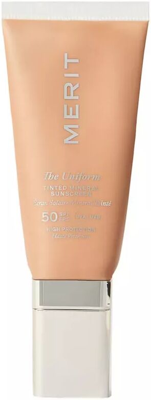 Merit Beauty - The Uniform - Getöntes mineralisches Sonnenschutz-Fluid LSF 50, 50 ml, Shade