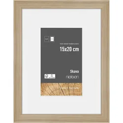 Nielsen Bilderrahmen Skava Holz mit Passepartout Eiche / 15 x 20