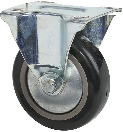kaiserkraft Bockrolle, Ø 125 x 35 mm, für Werkzeugwagen