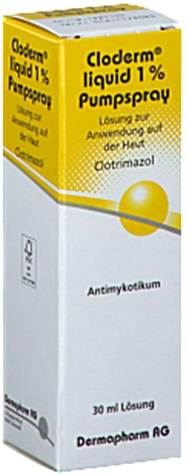 Cloderm liquid 1% Pumpspray 30ml