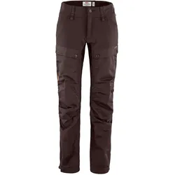 Fjällräven, Damen, Outdoorhose, Keb Trousers Curved W short (M), Schwarz