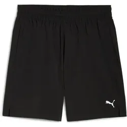 PUMA Herren Shorts M TAD FOUNDATIONS 7 WOVEN SHORT W/ ZIP POCKETS, Größe M in Schwarz Schwarz