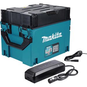 Makita Werkzeugakku-Ladegerät BCC02, 1914U0-3, Ladekoffer für 12x 40V max. XGT Schiebeakkus