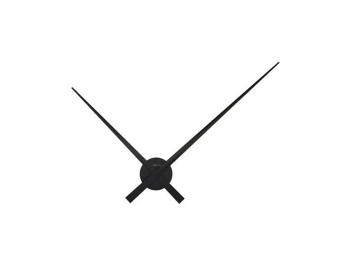 Nextime Wanduhr, Schwarz, Metall, 85x85x4.5 cm, RoHS, CE, Dekoration, Uhr, Wanduhren