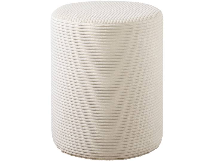 Polsterhocker MAINTAL Wiesenbach , beige (creme, natur), Cord, Hocker, Polsterhocker, in Cord Bezug