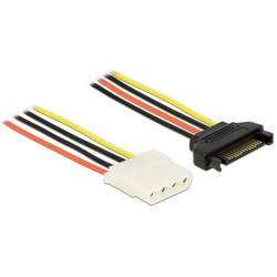 Delock Strom Anschlusskabel 0.2 m Schwarz, Rot, Weiß, Gelb 60136
