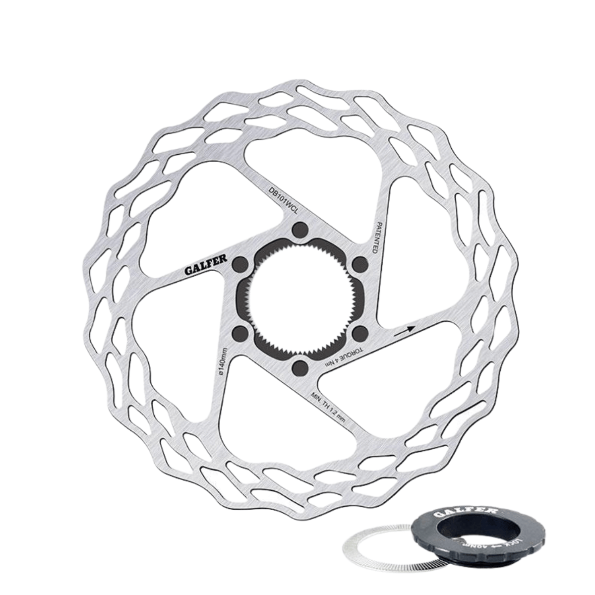 GES Disco de freio DISC WAVE CENTER-LOCK ROAD  0 140 MM Unisex