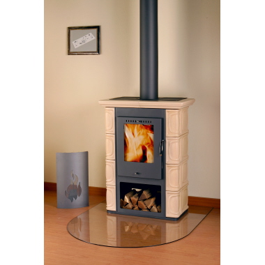 THORMAVYROBA Kaminofen AUGSBURG cappuccino,7KW, 970x730x365mm 08032222