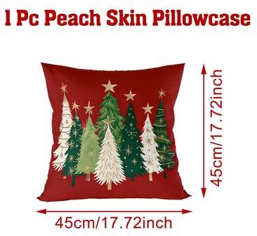 Multicon Wholesale Hub Xmas Pillow Cover, Merry Christmas Tree, Navidad New Year Decoration Gift Natal New Year Gift style 1