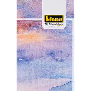 Idena Aquarellpapier 68162, Block, A4, 300 g/m², cremefarben, geleimt, 30 Blatt