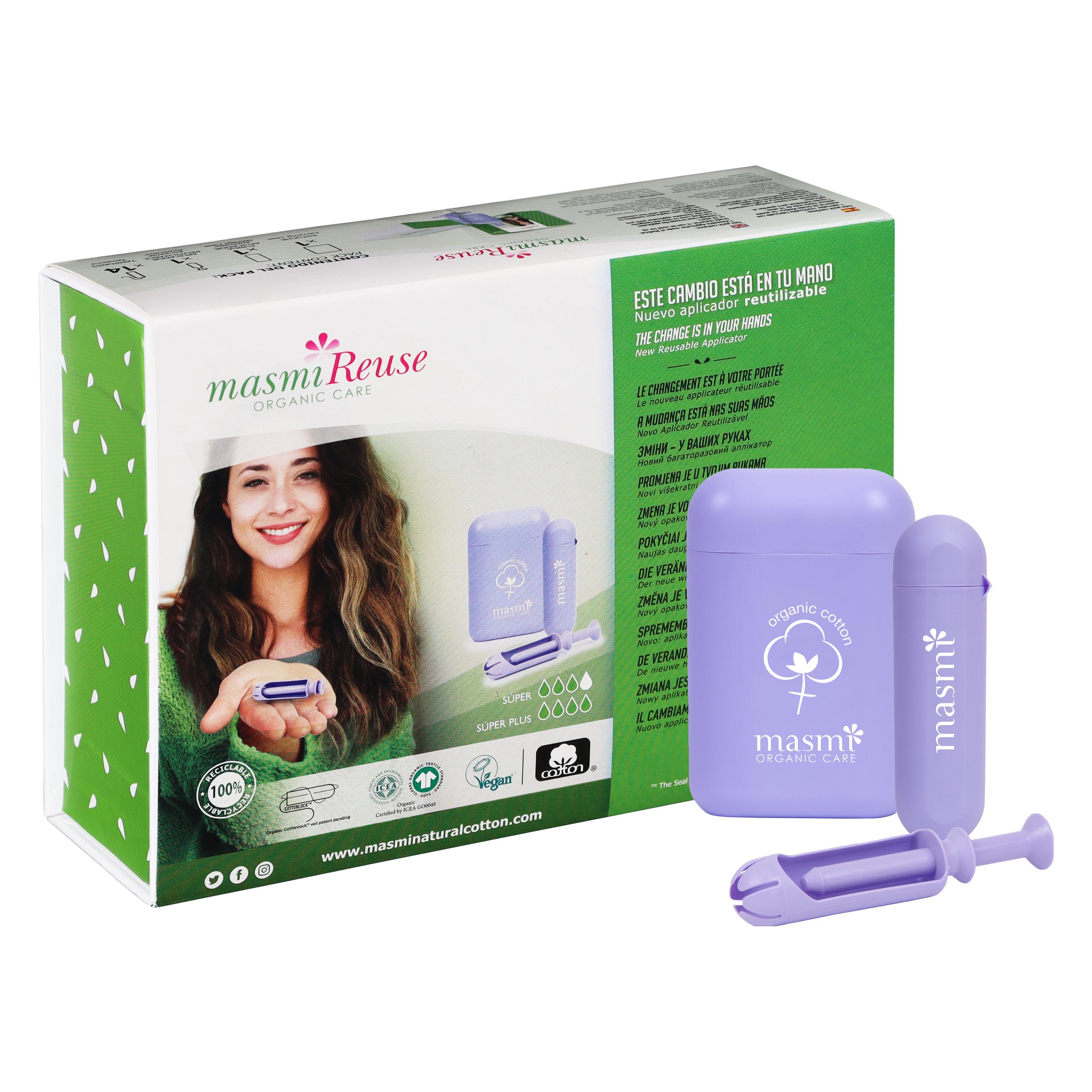 Masmi Bio Tampon mit Re-Use Applicaror für Classic + Super Tampons - Reuse (25043284)