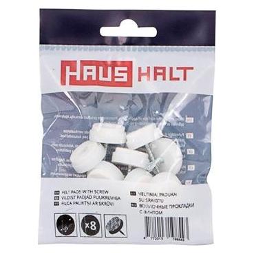 Haushalt Felt Pads With Screw D20 White 8 Pcs (Filzgleiter, 8 Stk.) (36516327)