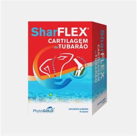 PHYTOGOLD® SHARFLEX CARTILAGEM DE TUBARAO 60 CAPSULAS