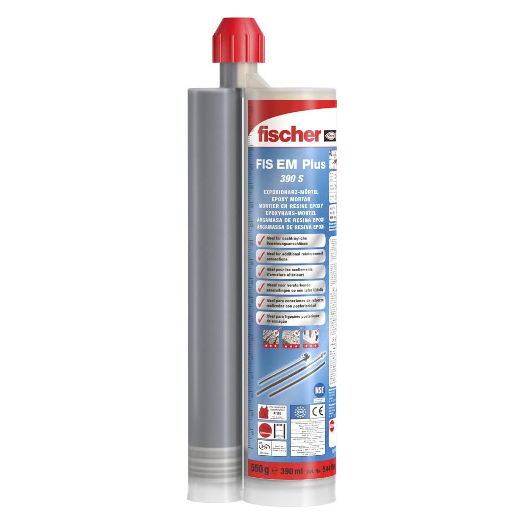 Fischer 544154 Injektionsmörtel FIS EM Plus 390 S 1 Stück (1 Stk.) (544154)