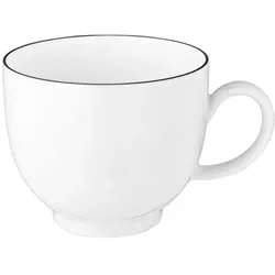 6er-Set Seltmann Kaffeetasse Lido 220 ml Porzellan Schwarz M (Medium)