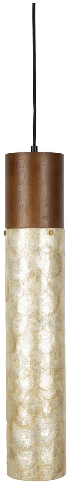 Dutchbone Hanglamp Beam van Eikenhout en Acryl - Bruin