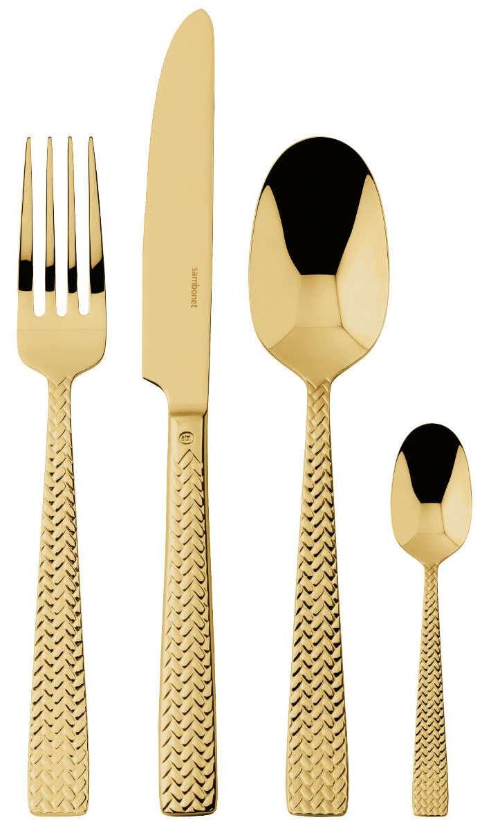 Sambonet Besteck 24tlg. Vh. Edelstahl/PVD Gold 52722G81