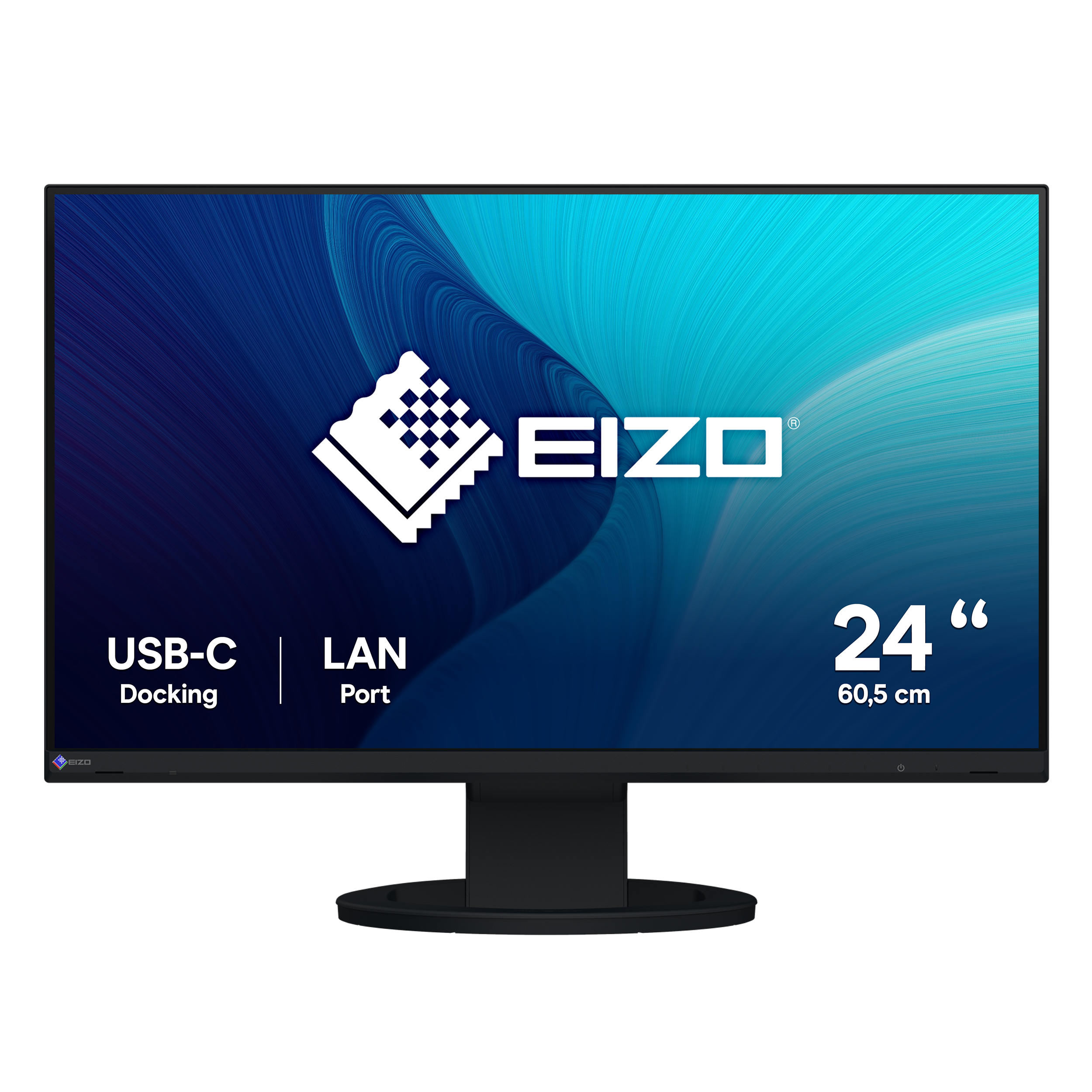 EIZO FlexScan EV2490-BK 23.8 Zoll Full HD IPS Panel 16:9 Monitor