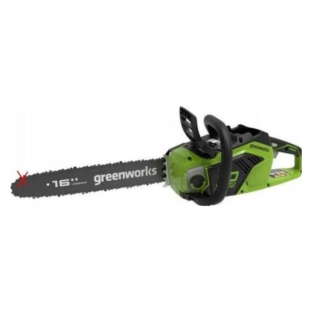 Greenworks GD40CS18K2X (Akku Kettensäge) (GD40CS18K2x)