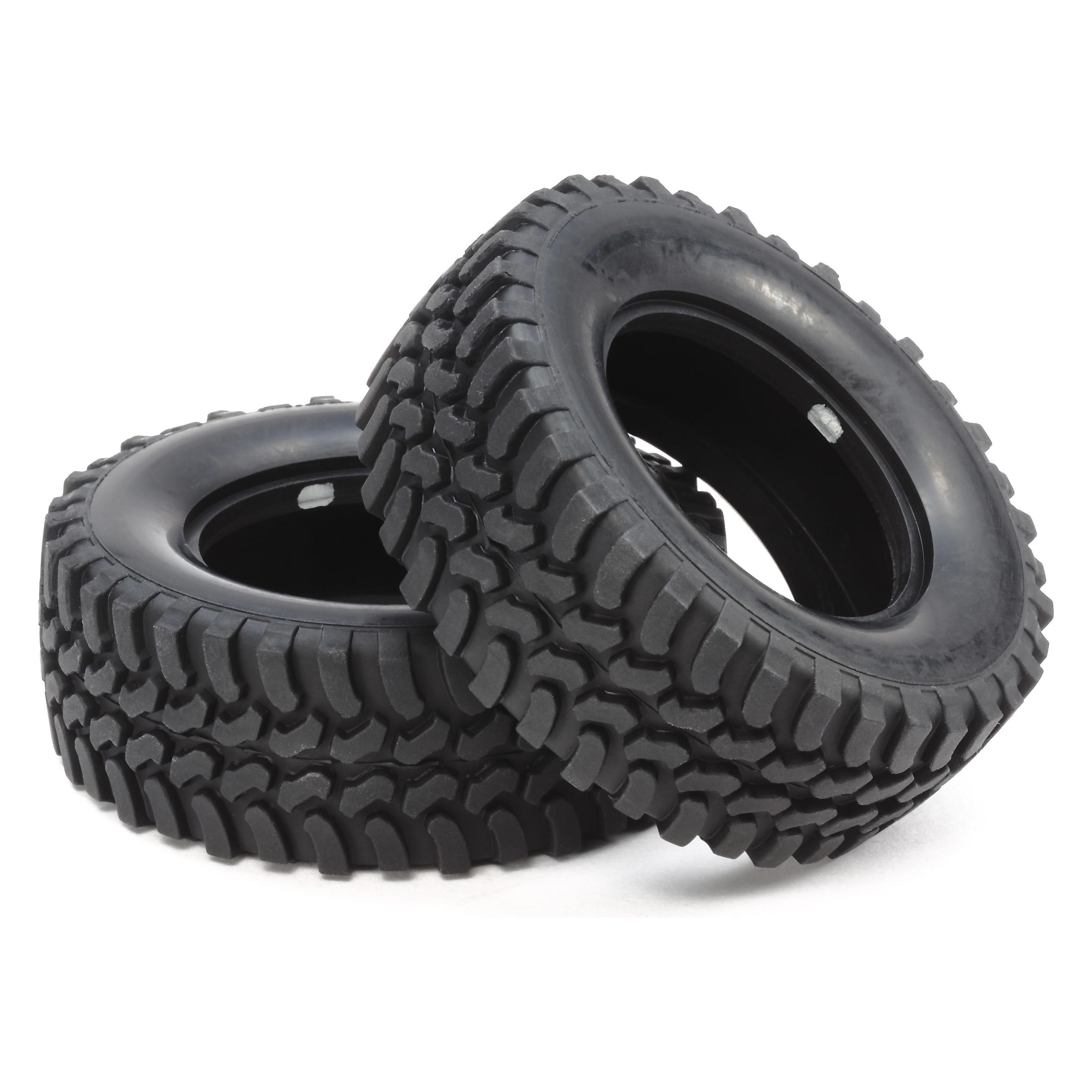Tamiya 1:10 CC-01 Mud-Block Off-Road Reifen (2) (300054735)