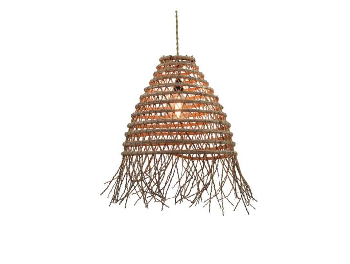 Suspension tressée en fibres de palmier d.45cm