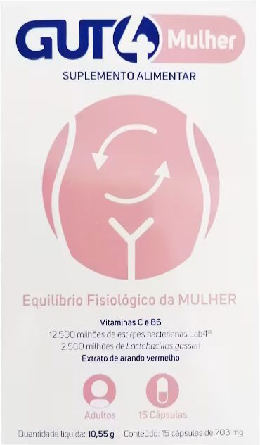 Gut4 Mulher 15 cápsulas