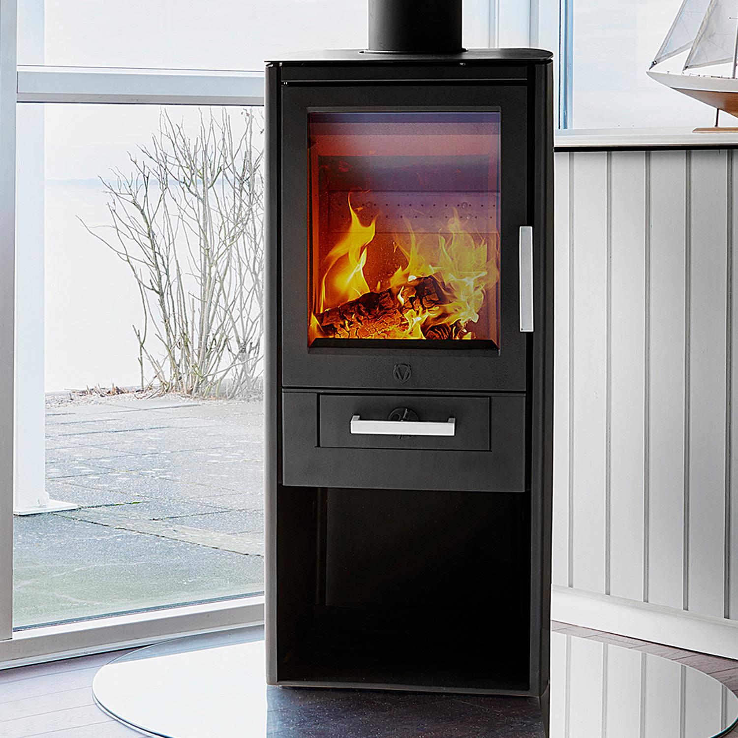 Kaminofen Varde ALS Stahl schwarz 5,5 kW