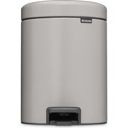 NewIcon Treteimer 5 l, silber