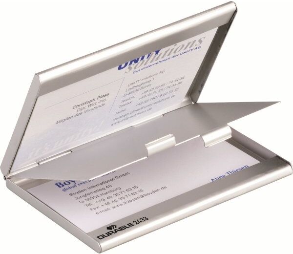 Durable Visitkort Etui   Duo